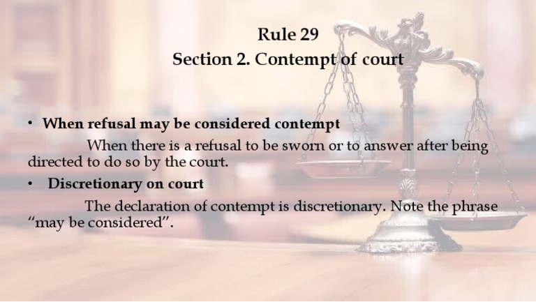 Civil Procedure (Rule 29 Sec. 2) Summary | PDF