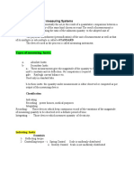 Types of Measuring Instts.: Measurement and Measuring Systems