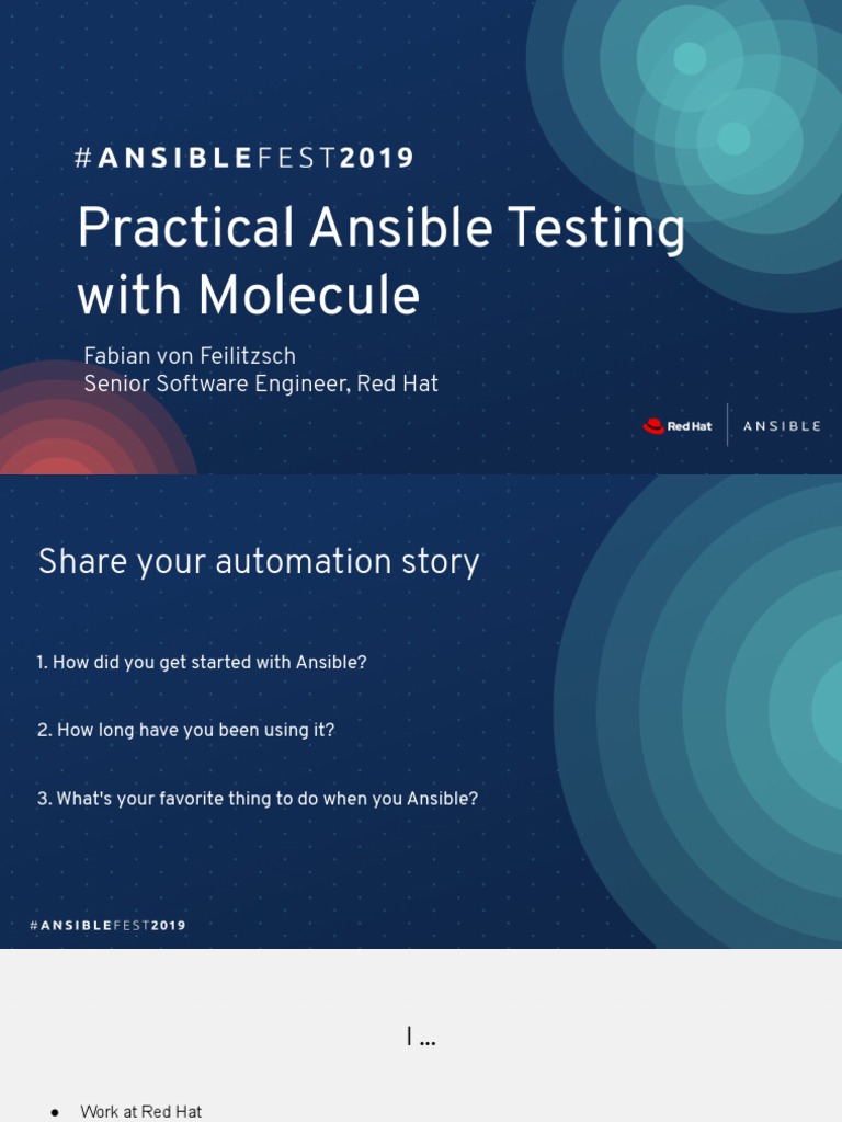 Practical Ansible Testing With Molecule | PDF | Software Engineering ...