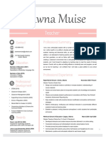 Shawna Muise Resume