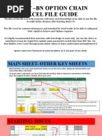 Option Chain File Using Guide