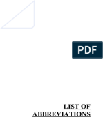 List of Abbreviations - Leaf