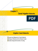 03 Canal Irrigation Network