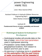 Chapter 3 Water Availability and Demand Analysis