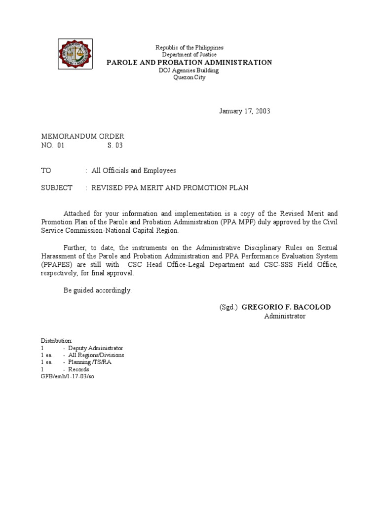 Merit Promotion Plan Civil Service Employment