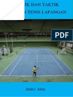 c.3. Buku Teknik Dan Taktik Bermain Tenis Abdul Alim Tahun 2019