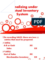 Journalizing Under Perpetual Inventory System
