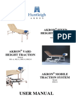 User Manual: Akron Fixed Height Traction