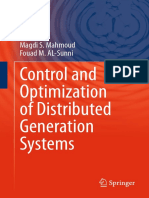 Control and Optimization of Distributed Generation Systems: Magdi S. Mahmoud Fouad M. AL-Sunni