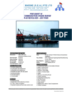 POE GIANT 18 Accommodation Crane Barge Details