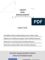 Credit Risk Management - M. Amrullah Reza Putra Tara