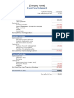 Cash Flow Statement