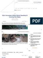 Foto - Kerusakan Akibat Banjir Bandang Di Gunung Mas Bogor