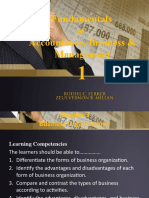 Chapter 3 - Business Organizations