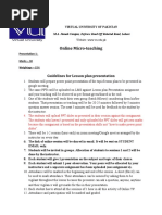 One Point Lesson Template | PDF