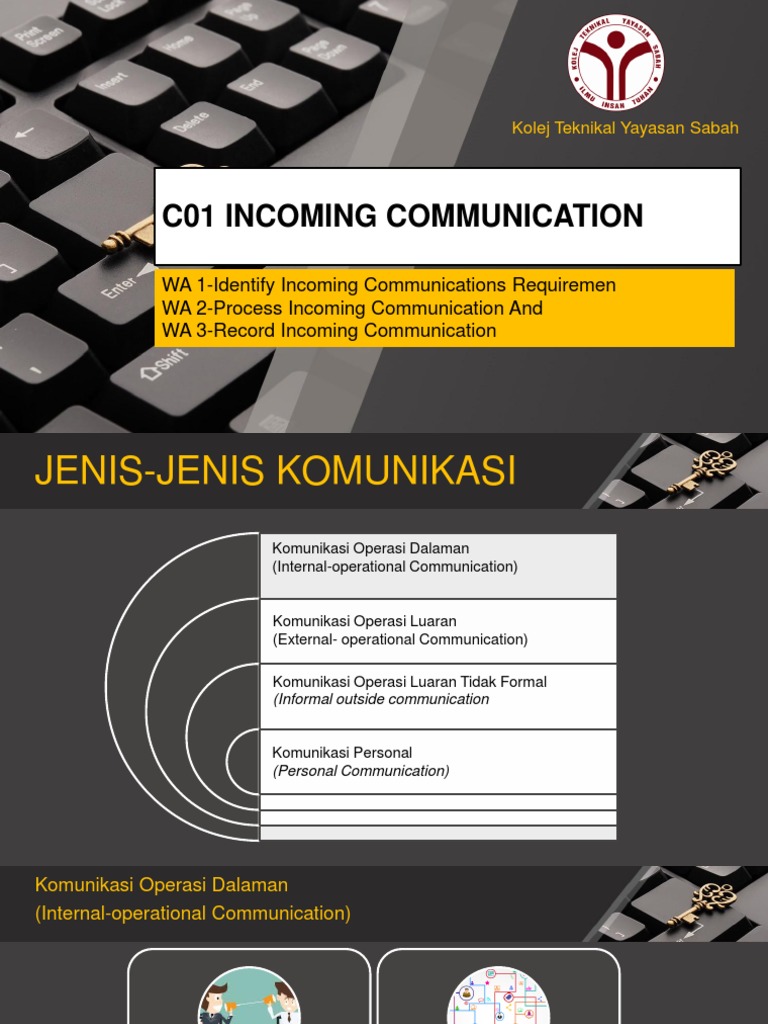 Proses dan Jenis Komunikasi Masuk | PDF