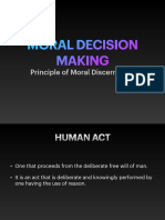 Moral Decision Making Principles