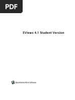 Download EViews 4 Student Version by Cristina Stan SN49266911 doc pdf