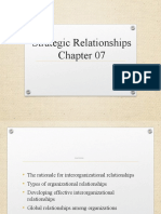 Ch 7 Strategic Relationships