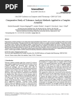 Comparative Study of Tolerance Analysis Methods