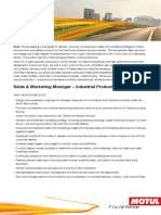 201405_Stellenanzeige_Sales___Marketing_Manager_–_Industrial_Products