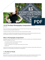 15 of The Best Photography Composition Rules