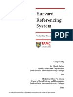 TARUC Harvard Referencing System