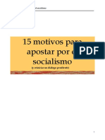 15 Motivos para Apostar Por El Socialismo