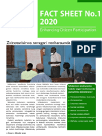 Factsheetno.1 2020: Enhancing Citizen Participation