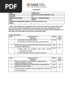 Answer All Questions Assignment Set - 1: Describe Static Allocation During Compile Time. Also Point Out Its Limitations