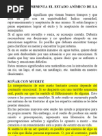 Significado de los sueños