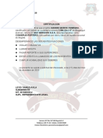 Certificado laboral conserje portero GAC SERVICES
