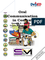 Oral Communications - Q2 - Module 1