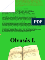 1 Olvasás 1 Kezdő Szavak