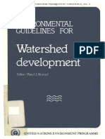 Environmental Guidelines For Watershed Development - UNEP - 1982