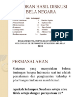 DISKUSI MATERI BELA NEGARA 13 mARET 2020 Kelompok 1