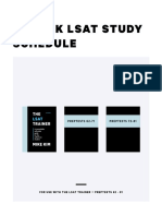 12 Week Lsat Study Schedule 62 81