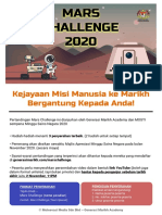Mars Challenge 2020 Instructions