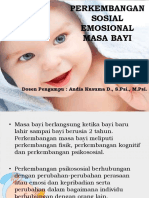 Perkembangan Sosial Emosional Masa Bayi