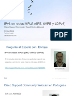 Fdocuments - NL Ipv6 en Redes Mpls 6pe 6vpe y Ldpv6 Cisco para Latino Amrica Como Lder