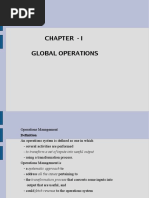 Chapter - I Global Operations