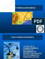 Fase farmacodinámica: mecanismos y efectos de los fármacos