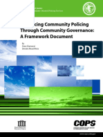 Advancing Community Policing Through Community Governance - A Framework Document