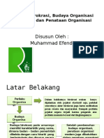 Perilaku Birokrasi Budaya Organisasi Birokrasi Dan Penataan Dikonversi