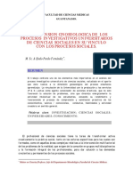 La Dimension Gnoseologica de Los Procesos Investigativos Universitarios de Ciencias Sociales en Su Vinculo Con Los Procesos Sociales