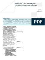 Gestão da Informação e Documentação