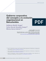 Gobierno Corporativo Del Concepto a La Evolución Organizacional en Bancolombia