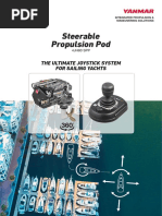 Steerable Propulsion Pod: The Ultimate Joystick System For Sailing Yachts