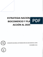 Estrategia Nacional de Biocomercio y Plan de Acción Al 2025