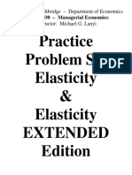 Practice Problem Set Elasticity & Elasticity Extended Edition